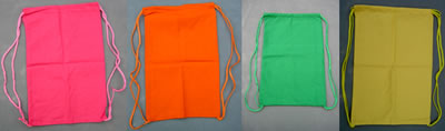 Coloured Drawstring Backpack