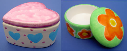 Porcelain Trinket Boxes