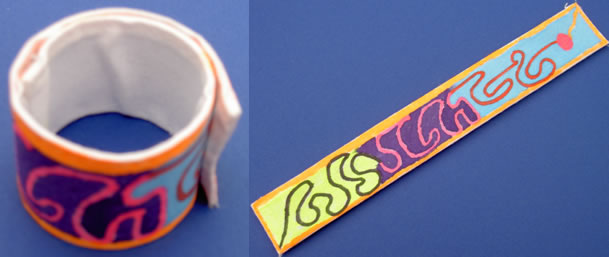 Fabric Snap on Bracelet