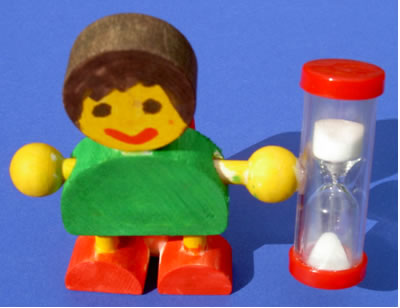 Wooden Toothbrush Timer/Holder